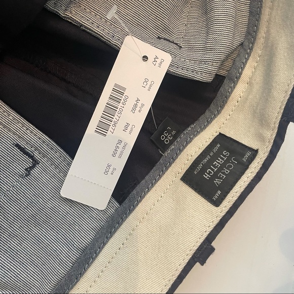 NWT J. Crew Straight Chino Navy Pant - Picture 3 of 7